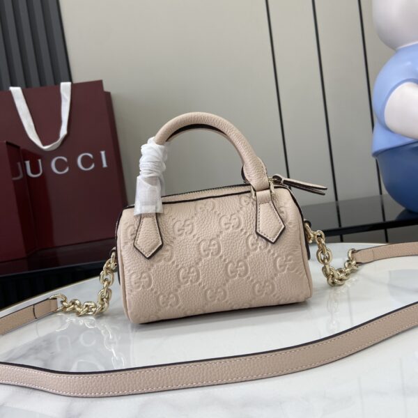 GUCCI EMBLEM MINI BOSTON BAG