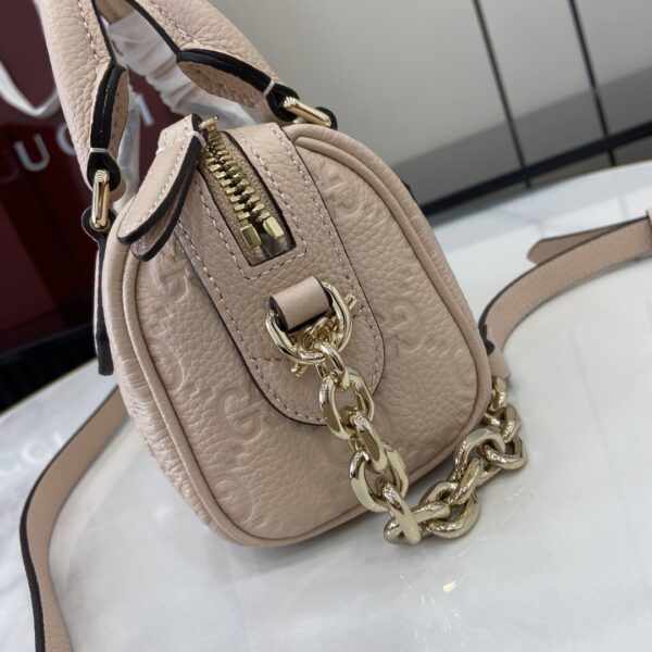 GUCCI EMBLEM MINI BOSTON BAG