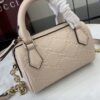 GUCCI EMBLEM MINI BOSTON BAG