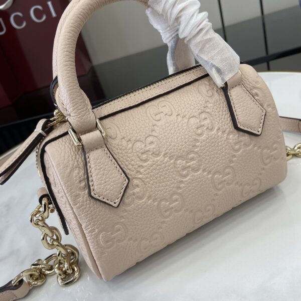 GUCCI EMBLEM MINI BOSTON BAG