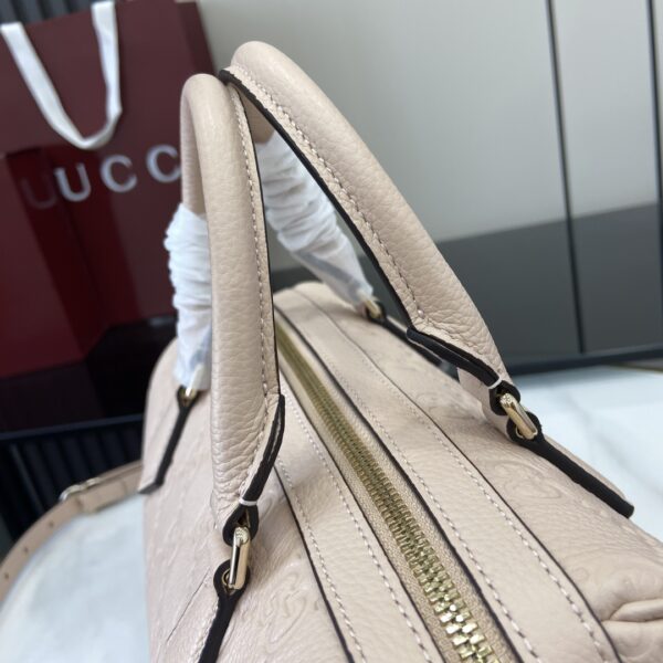 GUCCI EMBLEM MINI BOSTON BAG