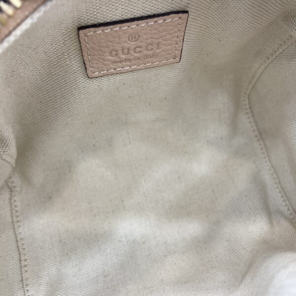 GUCCI EMBLEM MINI BOSTON BAG