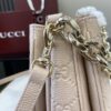 GUCCI  EMBLEM MINI SHOULDER BAG