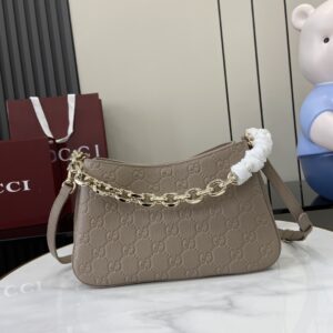 GUCCI  EMBLEM MINI SHOULDER BAG