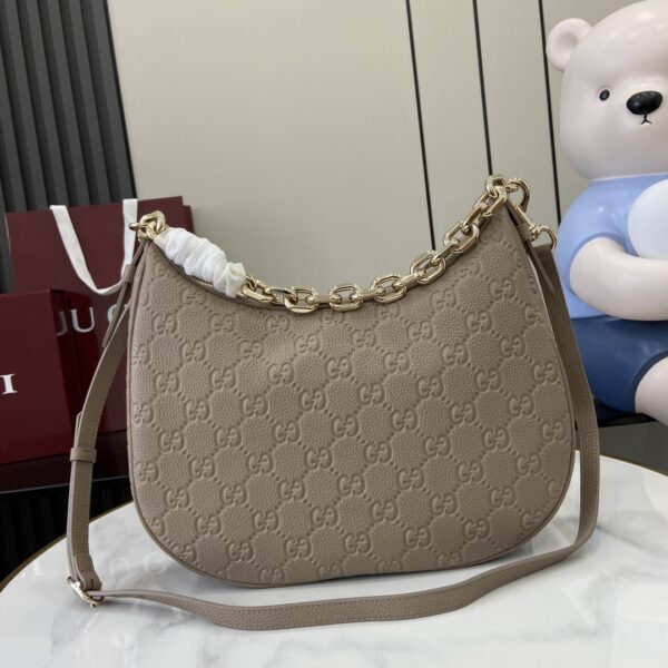 GUCCI EMBLEM LARGE SHOULDER BAG