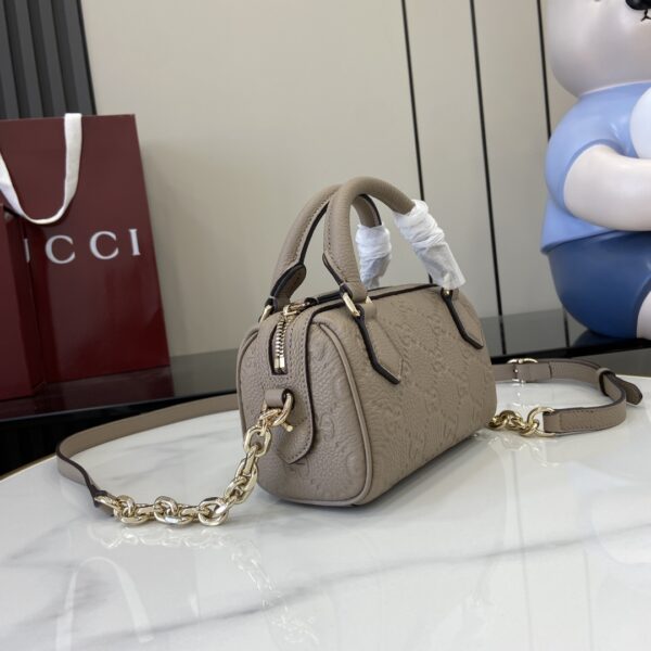GUCCI EMBLEM MINI BOSTON BAG