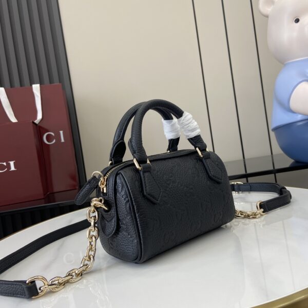 GUCCI EMBLEM MINI BOSTON BAG
