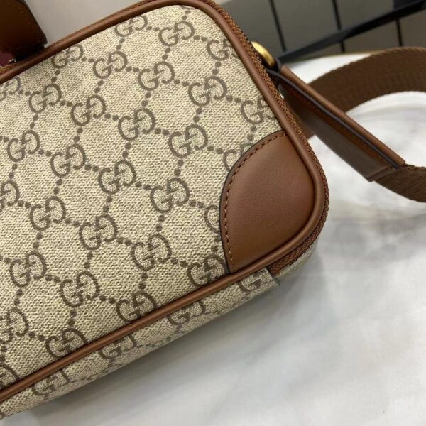 GUCCI EMBLEM MINI CROSSBODY BAG