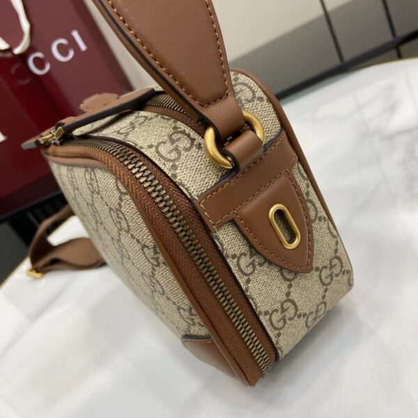 GUCCI EMBLEM MINI CROSSBODY BAG