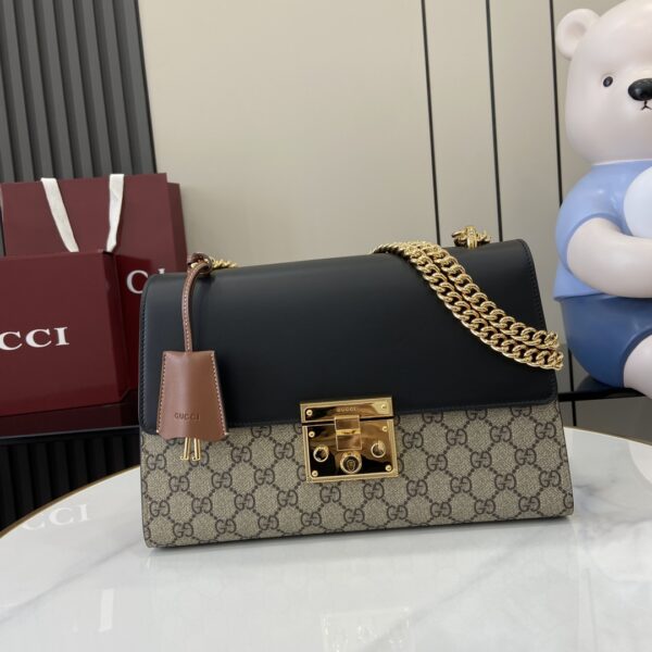 GUCCI Padlock GG Shoulder Bag