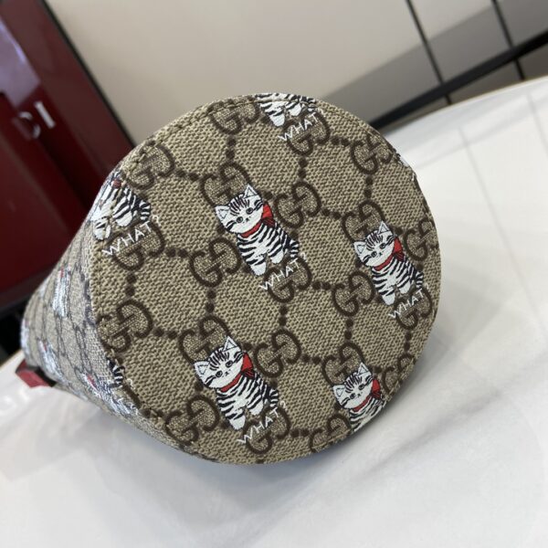 GUCCI CHILDREN’S PRINTED GG BUCKET BAG