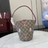 GUCCI CHILDREN’S PRINTED GG BUCKET BAG