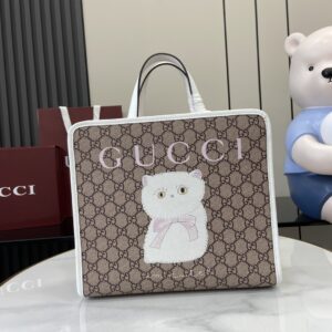 GUCCI CHILDREN’S PRINTED GG TOTE BAG