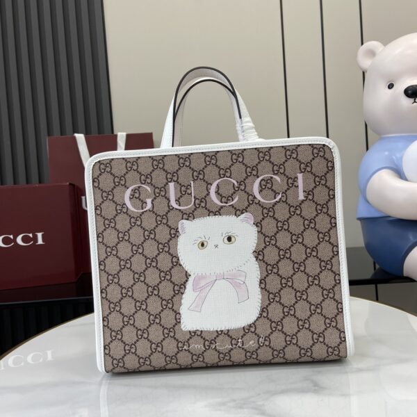 GUCCI CHILDREN’S PRINTED GG TOTE BAG