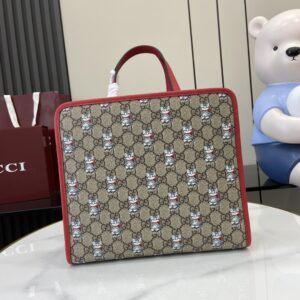 GUCCI CHILDREN’S PRINTED GG TOTE BAG