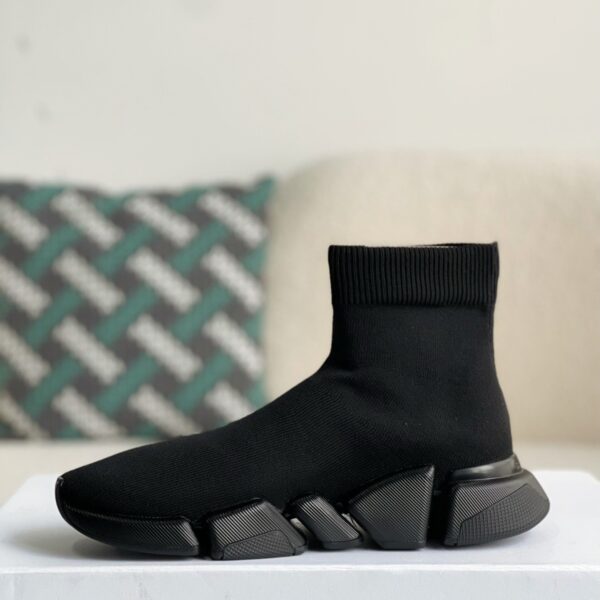 Sock sneakers boots full black