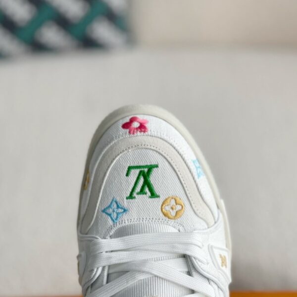 Trainer Orange Teal Vintage Sneaker