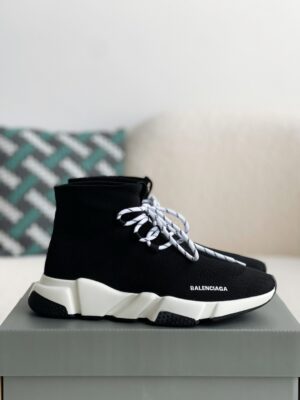 Balenciaga Speed Lace Up Black