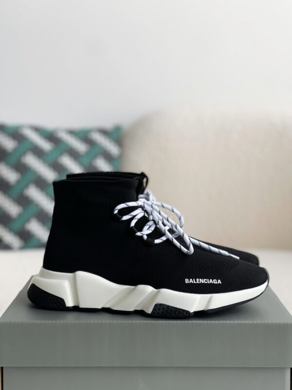Balenciaga Speed Lace Up Black
