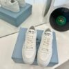 White casual platform shoes