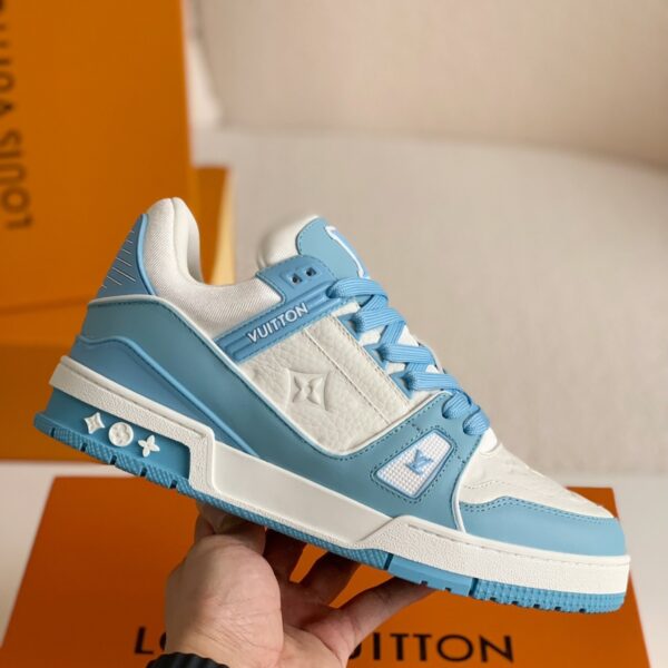 Monogram Blue Trainer
