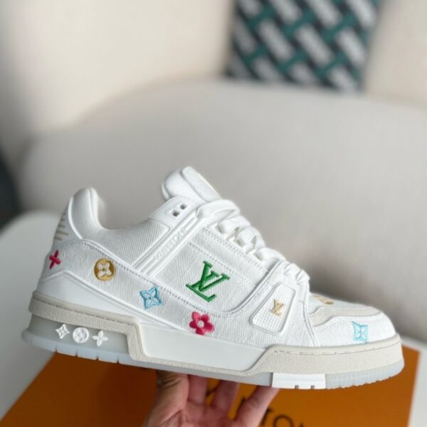 Trainer Orange Teal Vintage Sneaker