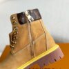 「#2511」Wheat colored letter ankle boots