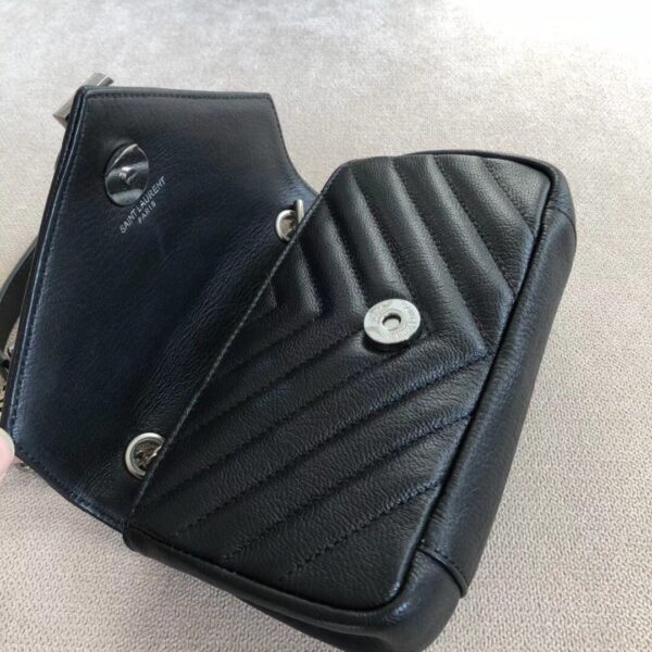YSL Chevron Monogram Classic Baby Chain Bag