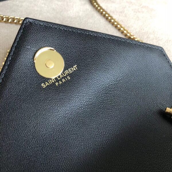 YSL Chevron Monogram Classic Baby Chain Bag