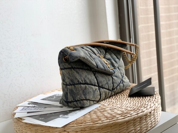 YSL PUFFER SMALL CHAIN BAG