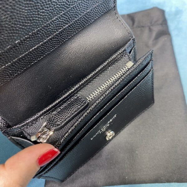 YSL CASSANDRE MATELASSÉ FLAP CARD CASE