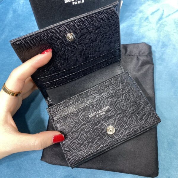 YSL CASSANDRE MATELASSÉ FLAP CARD CASE
