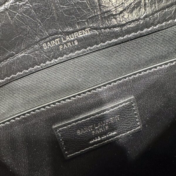 YSL NIKI BABY CHAIN BAG IN CROCODILE-EMBOSSED LEATHER