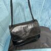 YSL NIKI BABY CHAIN BAG IN CROCODILE-EMBOSSED LEATHER