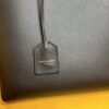 YSL Leather Shopping Tote Bag
