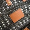 YSL PANIER MEDIUM BAG IN CROCHET RAFFIA