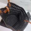 YSL PANIER MEDIUM BAG IN CROCHET RAFFIA