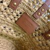 YSL PANIER SMALL BAG IN CROCHET RAFFIA
