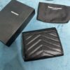 YSL CASSANDRE MATELASSÉ COMPACT TRI FOLD WALLET