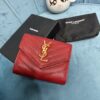 YSL CASSANDRE MATELASSÉ COMPACT TRI FOLD WALLET