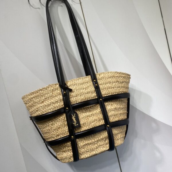 YSL Panier woven tote bag