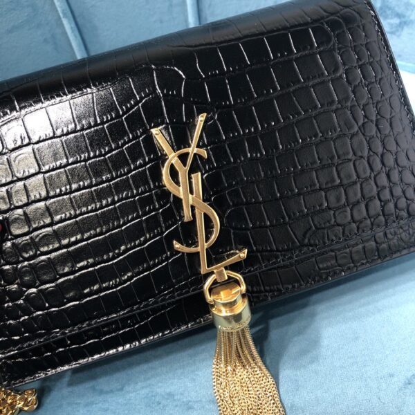 YSL KATE CHAIN WALLET WITH TASSEL
