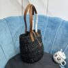 YSL PANIER SMALL BAG IN CROCHET RAFFIA