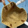 YSL PANIER SMALL BAG IN CROCHET RAFFIA