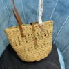 YSL PANIER SMALL BAG IN CROCHET RAFFIA