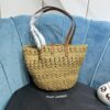 YSL PANIER SMALL BAG IN CROCHET RAFFIA