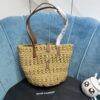 YSL PANIER SMALL BAG IN CROCHET RAFFIA