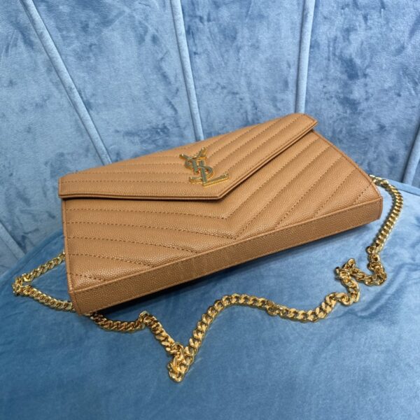 YSL CASSANDRE MATELASSÉ CHAIN WALLET