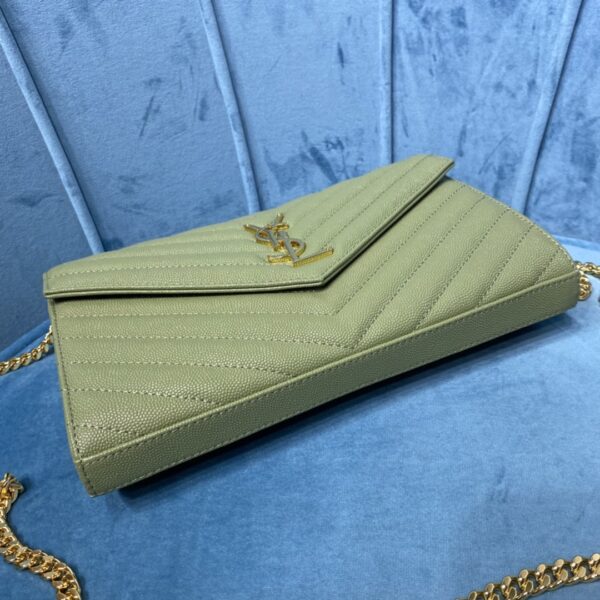 YSL CASSANDRE MATELASSÉ CHAIN WALLET