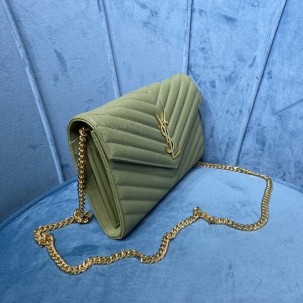 YSL CASSANDRE MATELASSÉ CHAIN WALLET